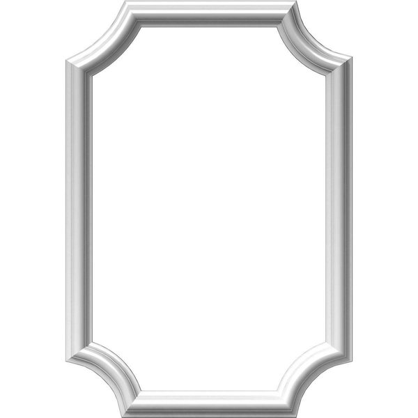 Dwellingdesigns 16 x 24 x 0.5 in. Ashford Molded Scalloped Wainscot Wall Panel DW290511